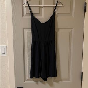 Zara Black Sleeveless Romper